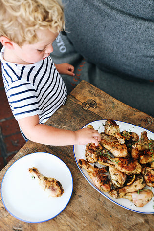  The Truth Behind My Slim-Down… And Some Lemon Herb Roasted Chicken Legs